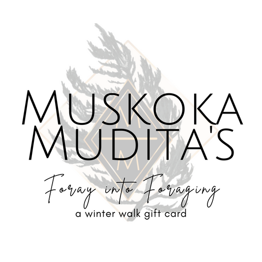 Gift Card | Muskoka Mudita - Winter Walk: Foray Into Foraging - Muskoka Mudita - Mushroom Tea Co,